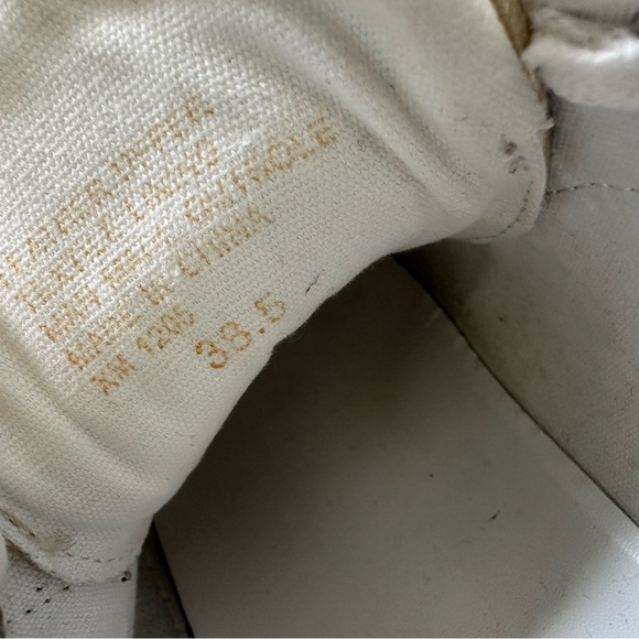 Gold Women's Sneakers with Embellishment - Picture 3 of 3